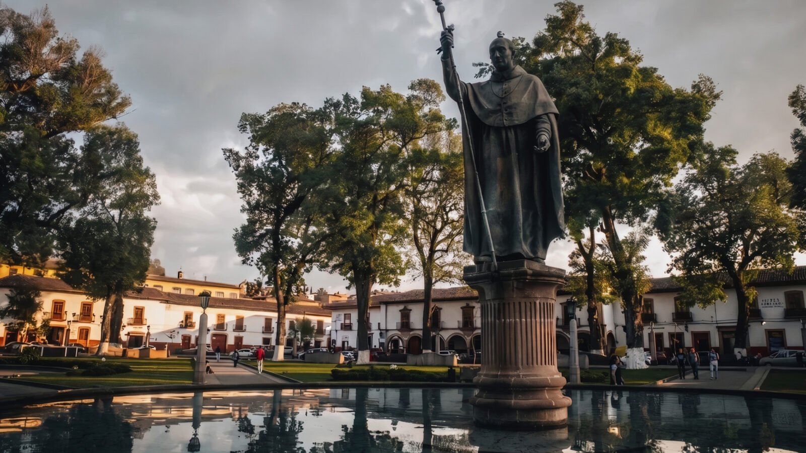 Arquitectura tradicional de Pátzcuaro, fotografía del archivo editorial