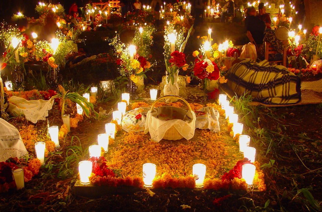 Noche de Muertos en la región de Pátzcuaro, imagen del archivo editorial